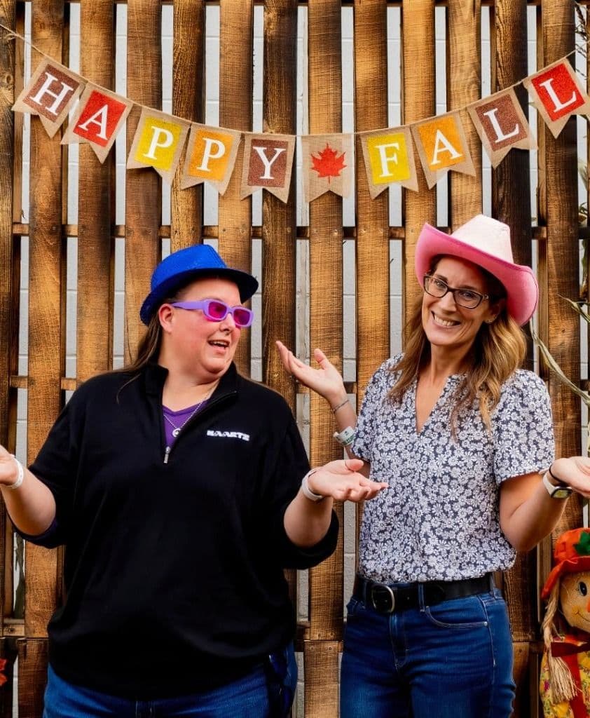 Haartz employees at an event